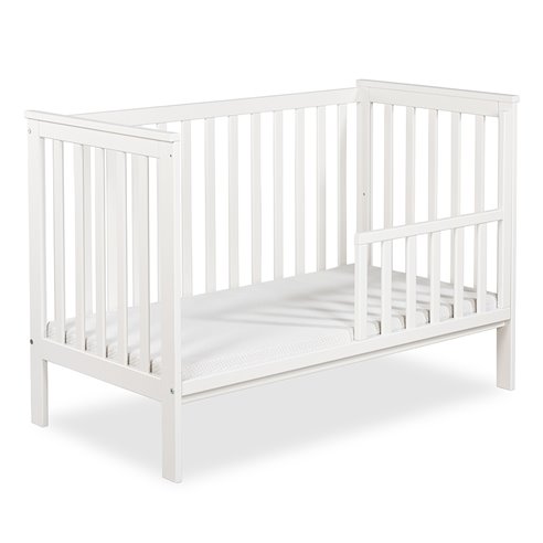 Klupś IWON Łóżeczko dziecięce 120×60 cm z barierką ochronną