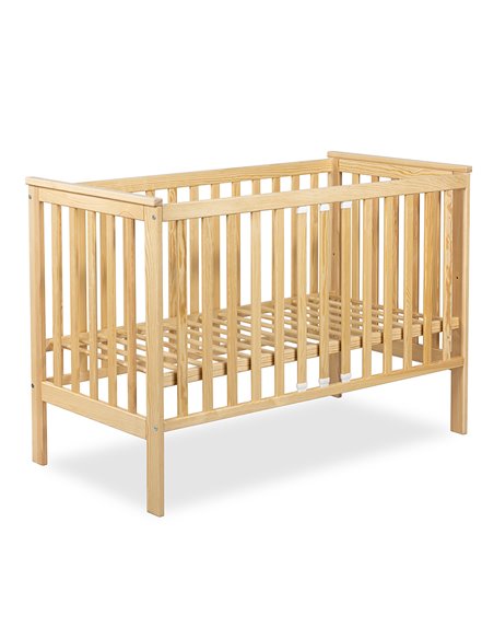 Klupś IWON Łóżeczko dziecięce 120×60 cm z barierką ochronną