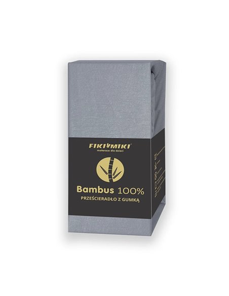 Fiki Miki Prześcieradło Bambusowe z gumką 89x51 / 90x40 / 80x40 cm