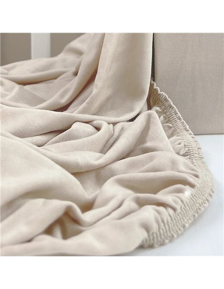 Fiki Miki Prześcieradło Bambusowe z gumką 120x60 cm