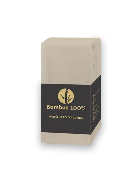 Fiki Miki Prześcieradło Bambusowe z gumką 120x60 cm
