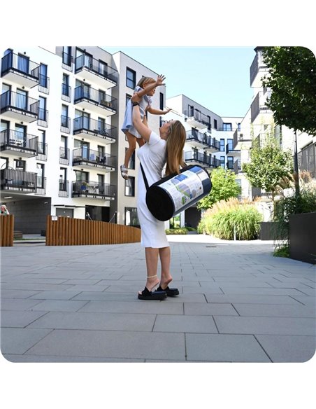 Fiki Miki Materac turystyczny Travel 3D 120 x 60 cm