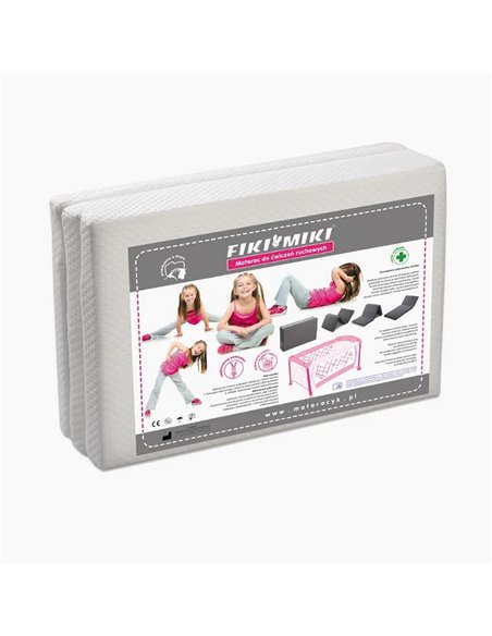 Fiki Miki Materac do ćwiczeń ruchowych i łóżek turystycznych MRR1 120/60