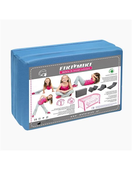 Fiki Miki Materac do ćwiczeń ruchowych i łóżek turystycznych MRR1 120/60