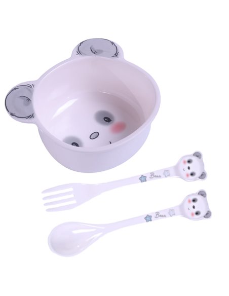 Bocioland Zestaw naczyń dla dzieci 5 el.