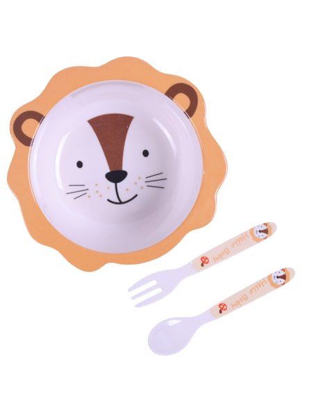 Bocioland Zestaw naczyń dla dzieci 5 el.