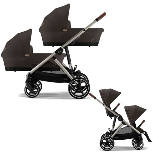 Cybex E-Gazelle Wózek Bliźniaczy 2w1