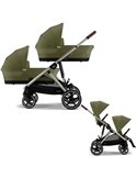 Cybex E-Gazelle Wózek Bliźniaczy 2w1