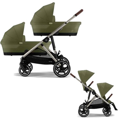 Cybex E-Gazelle Wózek Bliźniaczy 2w1