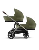 Cybex E-Gazelle Wózek Bliźniaczy 2w1