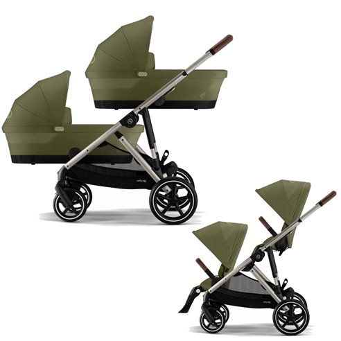 Cybex Gazelle S Wózek Bliżniaczy Głęboko-Spacerowy 2023