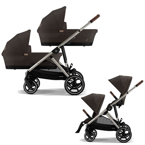 Cybex Gazelle S Wózek Bliżniaczy Głęboko-Spacerowy 2023