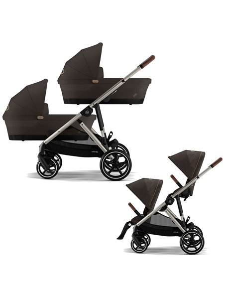 Cybex Gazelle S Wózek Bliżniaczy Głęboko-Spacerowy 2023