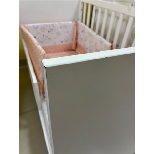 Klupś Noah z Barierką Ochronną Łóżeczko 120x60 