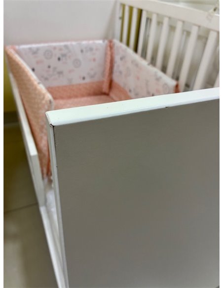 Klupś Noah z Barierką Ochronną Łóżeczko 120x60 