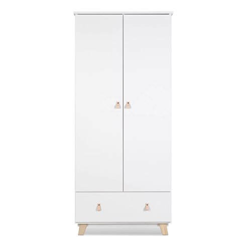 Klupś Noah Szafa 2-drzwiowa Biały OUTLET  