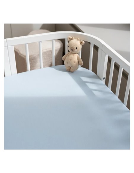 Waldin Prześcieradło bawełniane z Gumką 93x65 Łóżeczko 5w1