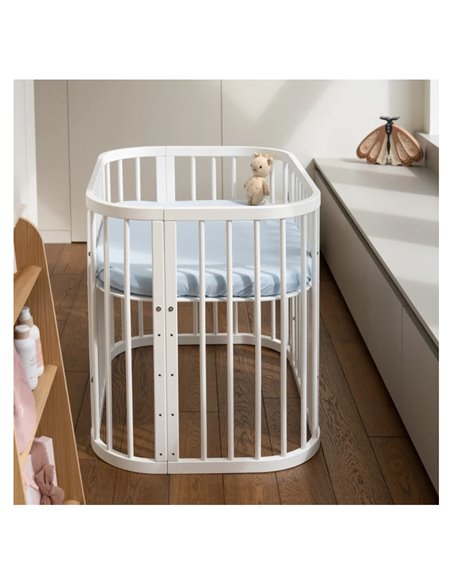 Waldin Prześcieradło bawełniane z Gumką 93x65 Łóżeczko 5w1