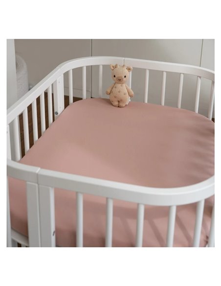 Waldin Prześcieradło bawełniane z Gumką 93x65 Łóżeczko 5w1