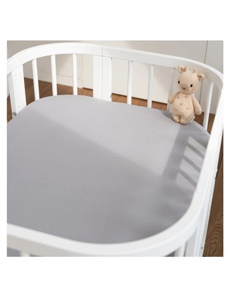 Waldin Prześcieradło bawełniane z Gumką 93x65 Łóżeczko 5w1