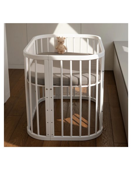 Waldin Prześcieradło bawełniane z Gumką 93x65 Łóżeczko 5w1