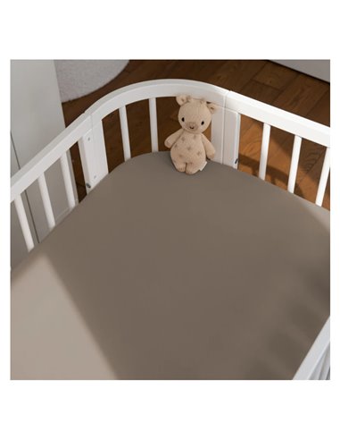 Waldin Prześcieradło bawełniane z Gumką 93x65 Łóżeczko 5w1