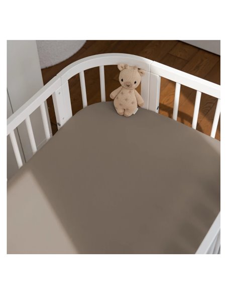 Waldin Prześcieradło bawełniane z Gumką 93x65 Łóżeczko 5w1