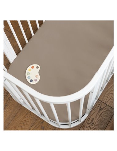 Waldin Prześcieradło bawełniane z Gumką 93x65 Łóżeczko 5w1