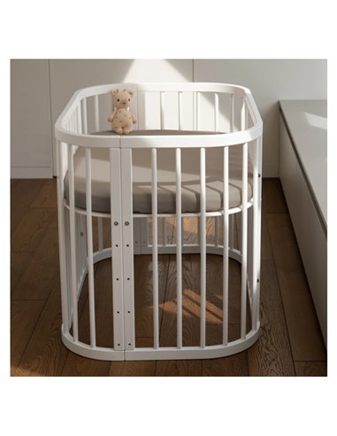 Waldin Prześcieradło bawełniane z Gumką 93x65 Łóżeczko 5w1