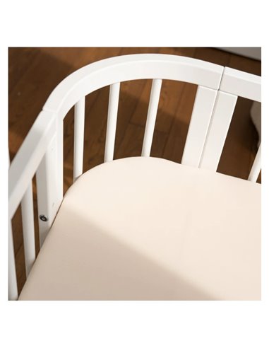 Waldin Prześcieradło z bawełny organicznej 73x73 do łóżeczka 7w1