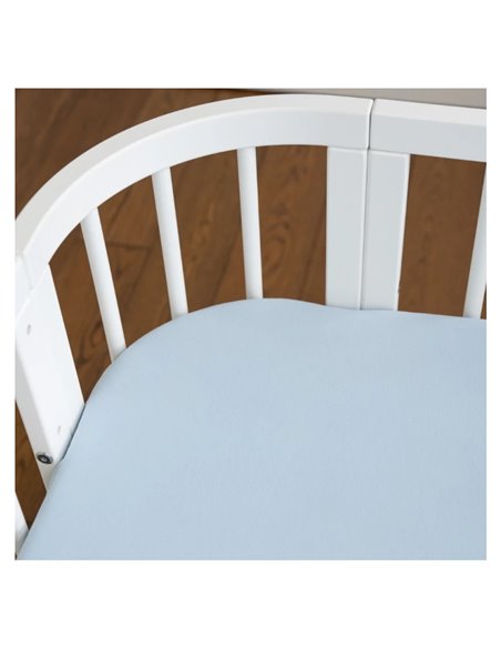 Waldin Prześcieradło z bawełny organicznej 73x73 do łóżeczka 7w1