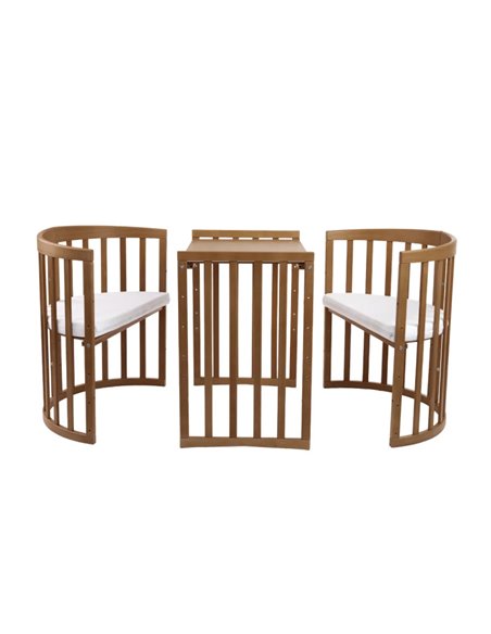 Waldin Owalne Łóżeczko Dziecięce 7w1 z materacem