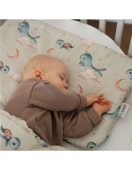 Waldin Bambusowa poduszka dziecięca 60x40 cm