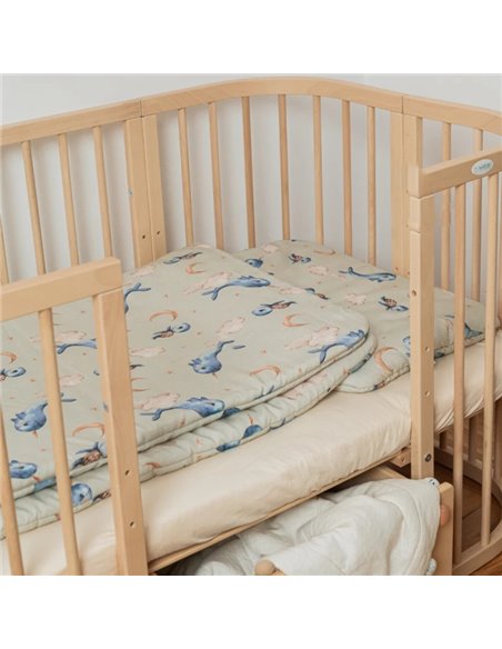 Waldin Bambusowa poduszka dziecięca 60x40 cm