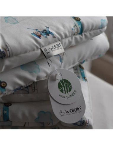 Waldin Bambusowa poduszka dziecięca 60x40 cm