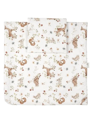 Waldin Kołderka i poduszka 2w1 z wstęgą