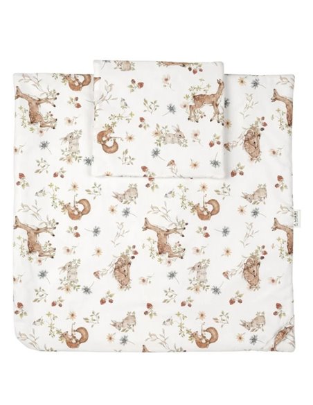 Waldin Kołderka i poduszka 2w1 z wstęgą