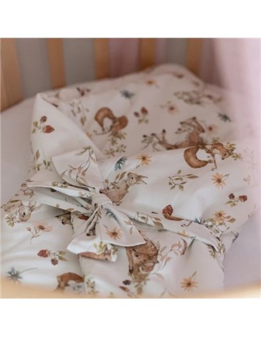 Waldin Kołderka i poduszka 2w1 z wstęgą