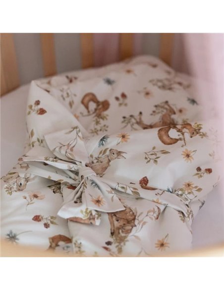 Waldin Kołderka i poduszka 2w1 z wstęgą