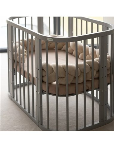 Waldin Welurowy warkocz ochraniacz do łóżeczka 210cm 