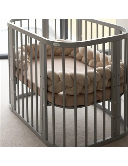 Waldin Welurowy warkocz ochraniacz do łóżeczka 210cm 