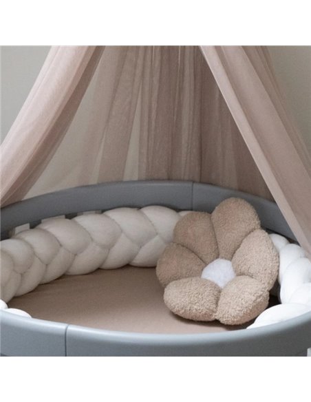 Waldin Welurowy warkocz ochraniacz do łóżeczka 210cm 