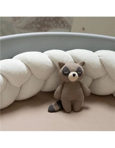 Waldin Welurowy warkocz ochraniacz do łóżeczka 210cm 