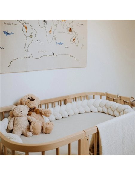 Waldin Warkocz ochraniacz do łóżeczka 210 cm Wafelek