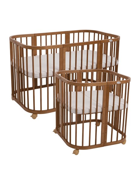 Waldin Łóżeczko Dziecięce 7w1 z materacem