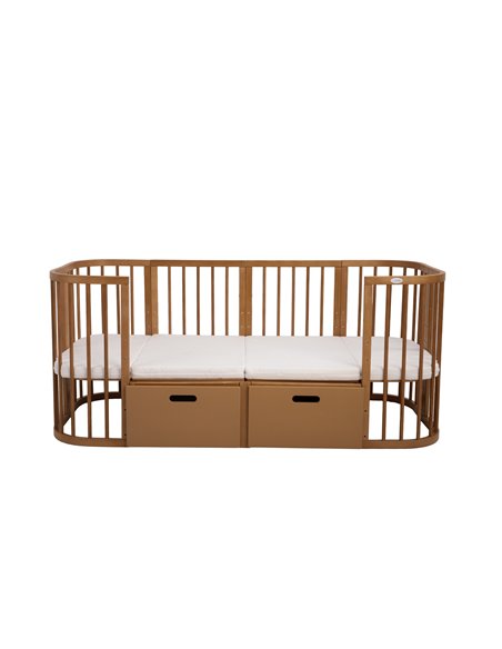 Waldin Łóżeczko Dziecięce 7w1 z materacem