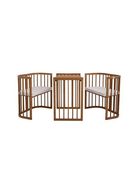 Waldin Łóżeczko Dziecięce 7w1 z materacem