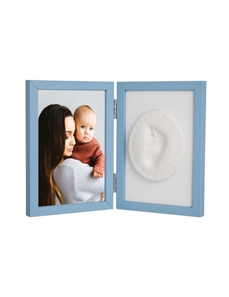 Odcisk bobasa Podwójna ramka z glinką