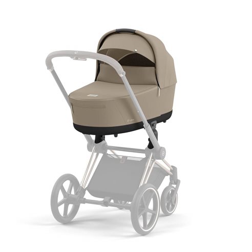 Cybex Priam 4.0 Wózek Głęboko-Spacerowy 2w1 Stelaż Chrom z brązowymi detalami