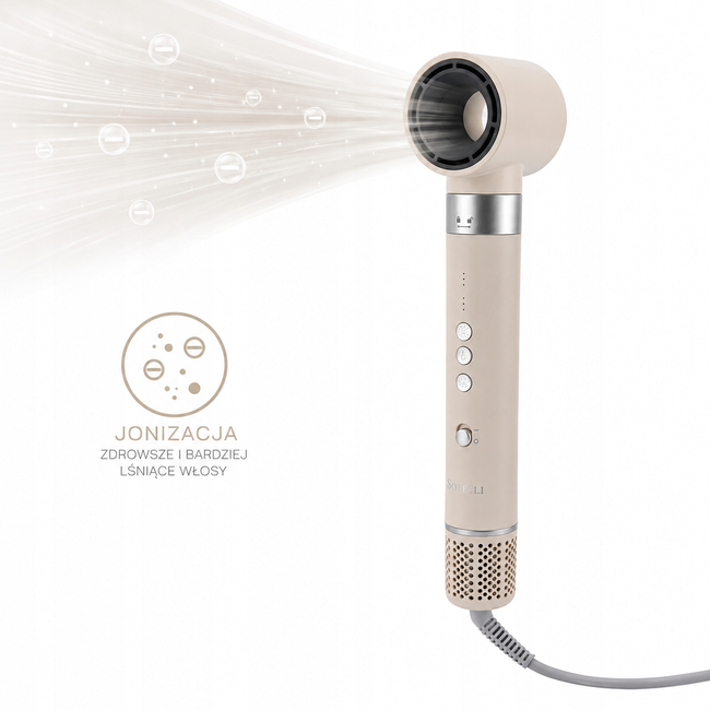 Sorelli Suszarka Lokówka 5w1 z Jonizacja 1300-1500W